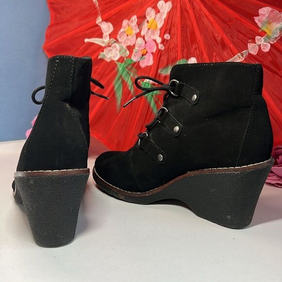 Whitemt. Wedge Lace Up Ankle Boots Booties Women's Size 8.5 Brand new! - Picture 8 of 8